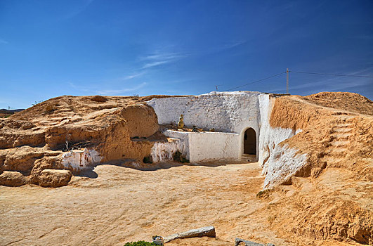 传统,房子,迈特马泰,撒哈拉沙漠,突尼斯