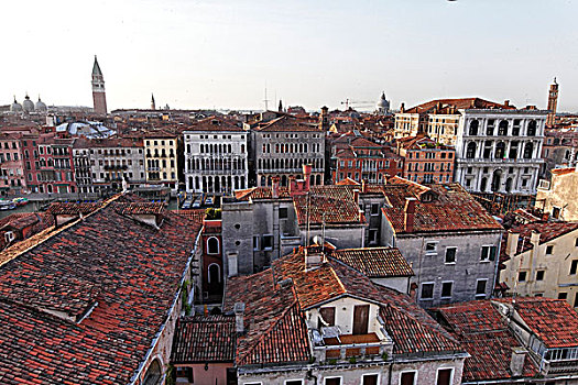 远眺,屋顶,威尼斯,世界遗产,威尼西亚,意大利,欧洲
