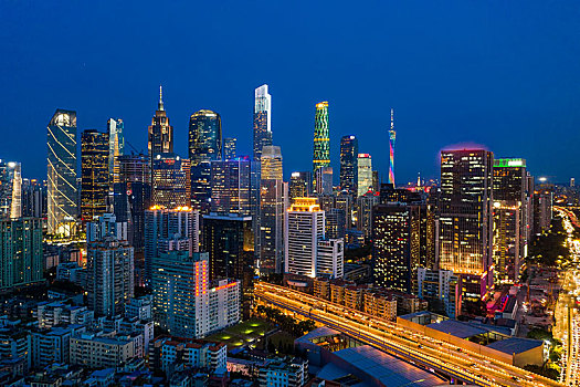 广州城市夜景