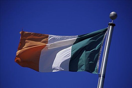仰视,旗帜,爱尔兰