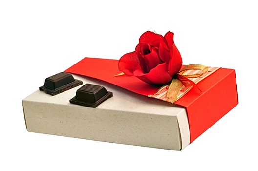 玫瑰,礼盒,巧克力