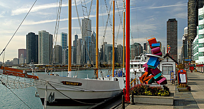 海军码头,市区,芝加哥,美国