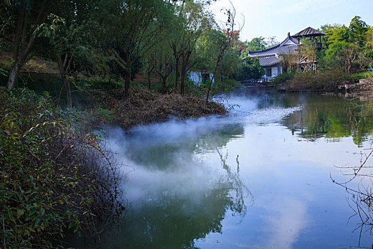 湖,水面,船