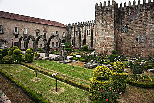 宫殿,布拉加,圣徒,花园,葡萄牙