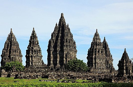 印度尼西亚,爪哇,普兰班南,印度教,庙宇