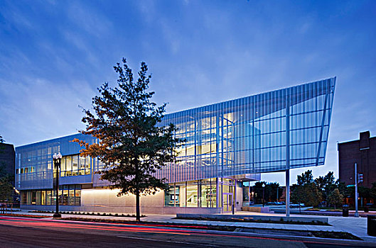 玻璃,户外,柱廊,遮篷,图书馆,华盛顿特区,美国