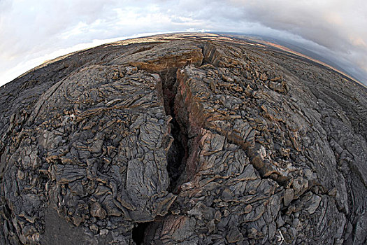 火山岩,靠近,瓦克拉,大,岛屿,夏威夷,美国