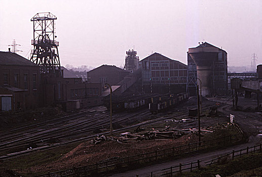 煤矿,德贝郡,英格兰,20世纪,艺术家