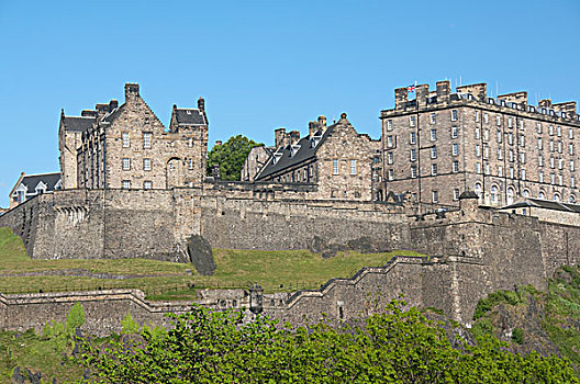 苏格兰,爱丁堡,历史,山顶,爱丁堡城堡
