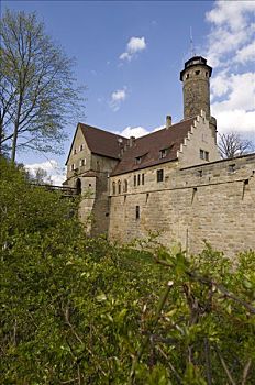 中世纪,阿尔滕堡,城堡,班贝格,上弗兰科尼亚,弗兰克尼亚,巴伐利亚,德国,欧洲