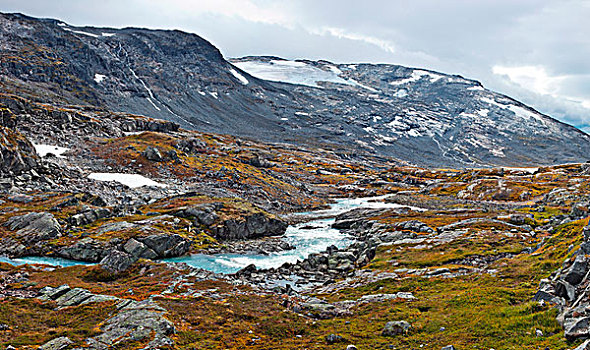 挪威,高山,恶劣,风景