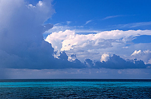 马尔代夫,海洋,积云