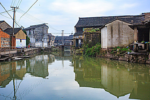 海曙,古林镇,前虞古村,水乡,老房子