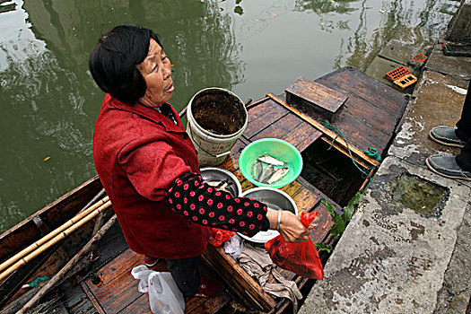 锦溪,古镇,建筑,江南,水乡,小桥,桥梁,河流,河道,渔舟,渔船,小巷,风情,风光,旅游,景点,古色古香,民119