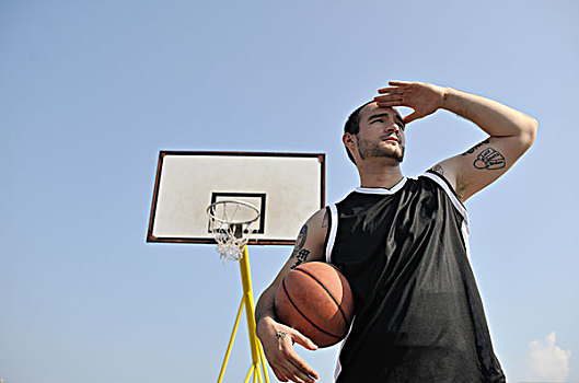 篮球照片手势图片