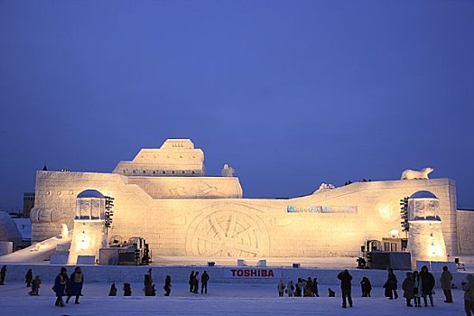 雪人,2008年,雪,节日