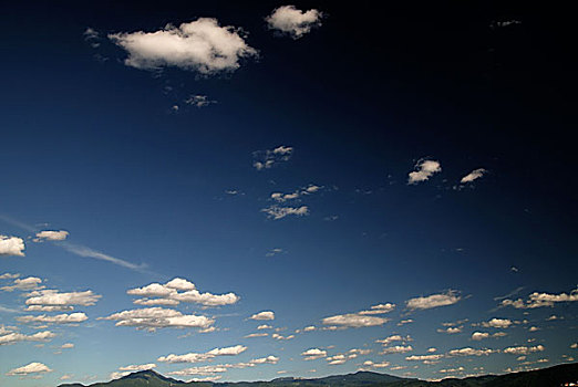 蓝天,生动,云,国际标准化组织,白色