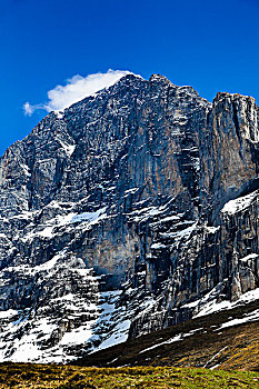 山,艾格尔峰,少女峰,伯尔尼阿尔卑斯山,瑞士