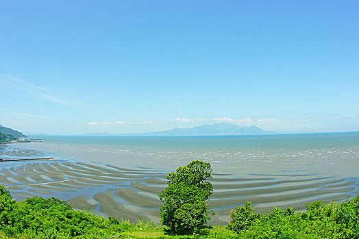 海滩,熊本,日本