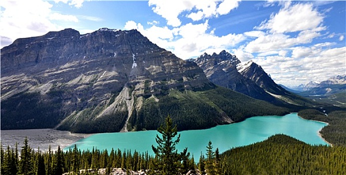 佩多湖,落基山脉,加拿大