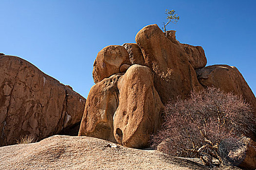 石头,区域,达马拉兰,纳米比亚,非洲