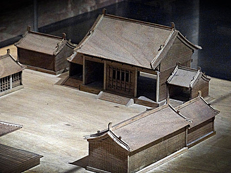 古代民居模型