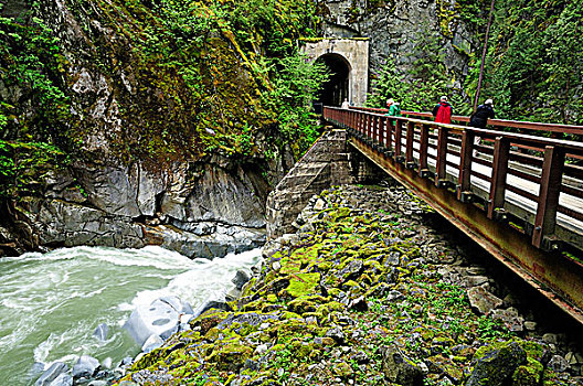 隧道,峡谷,省立公园,靠近,希望,不列颠哥伦比亚省,加拿大