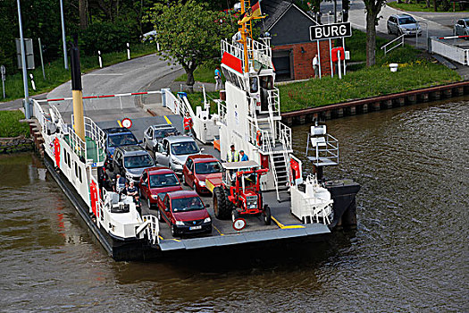 车辆渡船,基尔,运河,德国