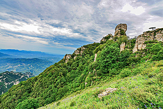 中国,河北,白石山,自然景观