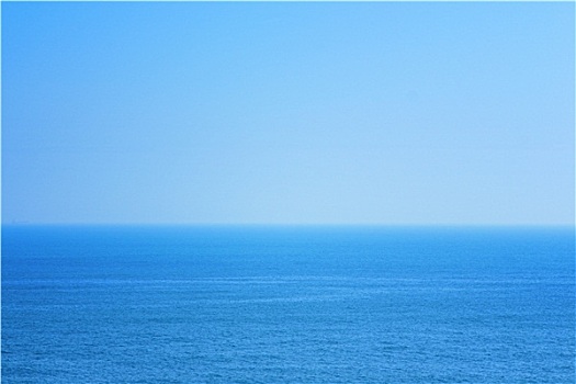 蓝色海洋,天空