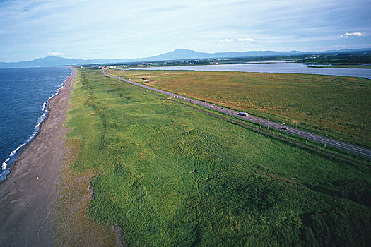 沿岸,道路