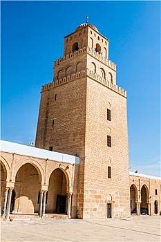 大清真寺,凯鲁万,突尼斯,非洲