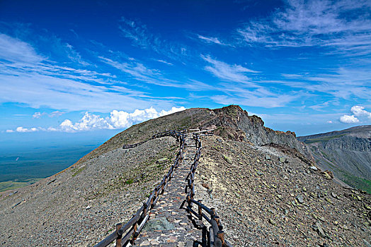 长白山天池火山口自然景观