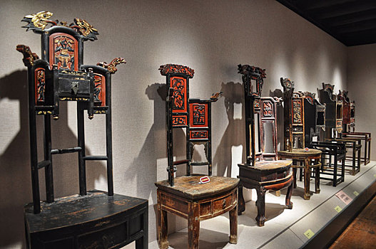 重庆巴南博物馆木雕梳妆台