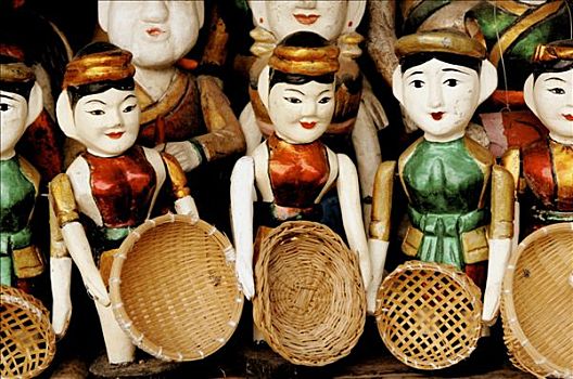 木偶,河内,越南