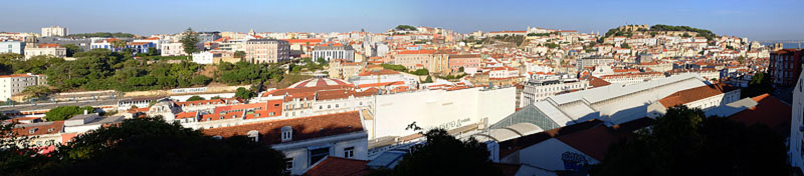 葡萄牙里斯本老城全景