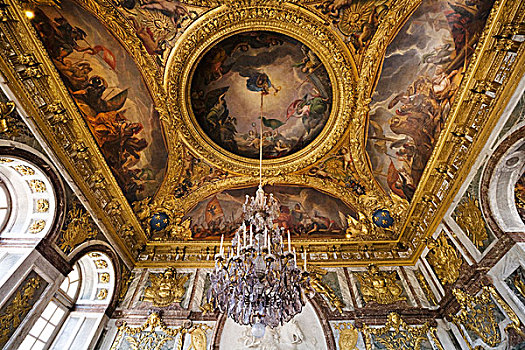 室内,宫殿,凡尔赛宫,法兰西岛,法国