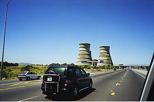 冷却塔,公路,南非