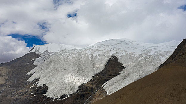 西藏日喀则卡若拉冰川