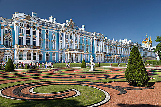 豪华,凯瑟琳宫,城镇,靠近,圣彼得堡,俄罗斯