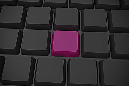 黑色,键盘,紫色,按键