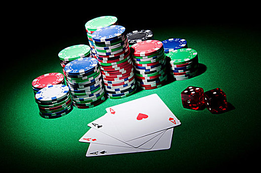 赌场,概念,筹码,纸牌