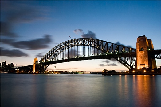 悉尼海港大桥,黄昏