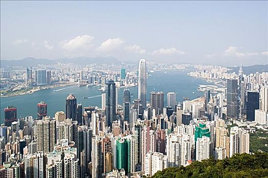 摩天大楼,维多利亚港,香港