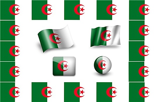 旗帜,阿尔及利亚,象征