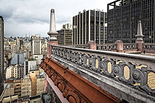俯视图,建筑,屋顶,平台,圣保罗,巴西