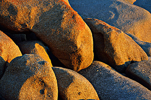 花冈岩,石头,海岸,岛屿,港口,南澳大利亚州,澳大利亚