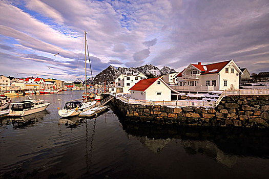 乡村,地区,罗浮敦群岛,挪威