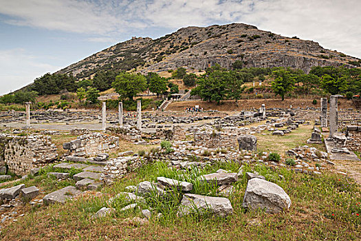 希腊,东方,马其顿,色雷斯,遗址,古城,风景