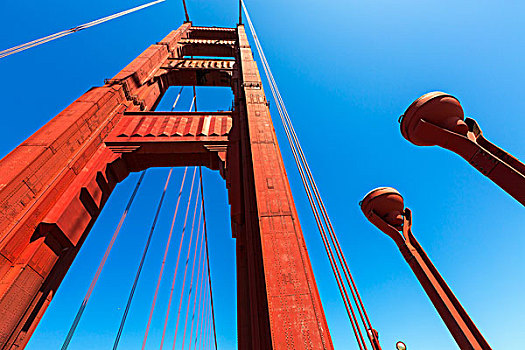 金门大桥,特写,旧金山,加利福尼亚